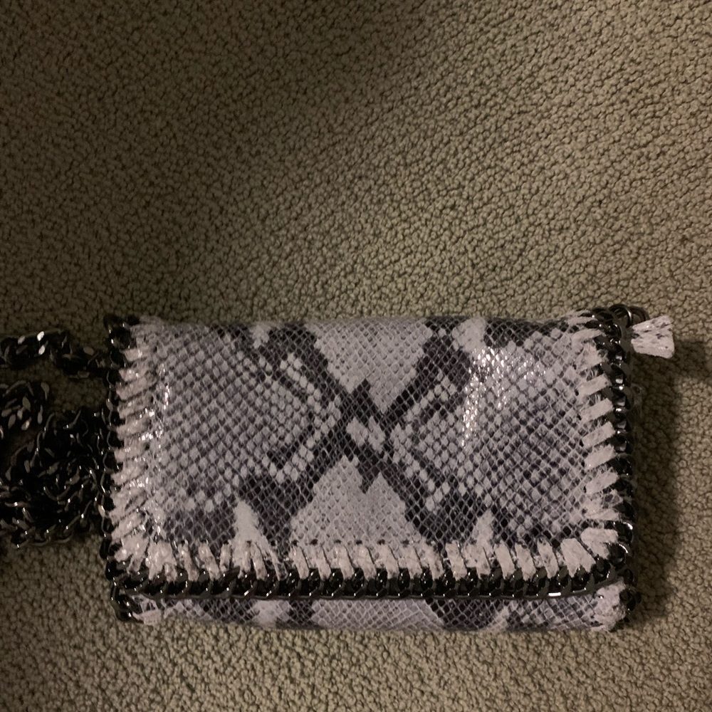 Leather snakeskin bag from Florence
